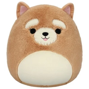 Squishmallows Cane Fuzz-A-Mallows 40 cm Chloeyana the Tan Cairn Terrier con etichette - Foto 1 di 1