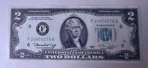 1976 2 Dollar Bill, Crisp Uncirculated - Picture 1 of 2