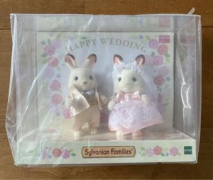 Calico Critters Beautiful Lovely Wedding Pair set Pink Sylvanian Families Rabbit - Picture 1 of 3