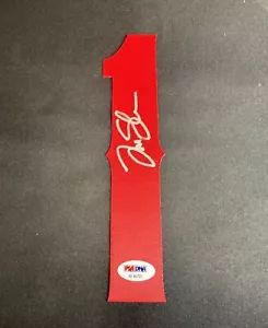 Tim Salmon Signed Red Jersey Number Only #1 Angels 8 Inches PSA AE46703 - Picture 1 of 3