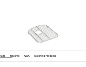 NEW Kohler K-5180-ST #45 Langlade 13-1-2" x 15-1-4" Stainless Steel Right Basin - Picture 1 of 1