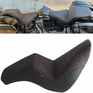 Motorcycle LS Step 2-Up Gel Pad Seat For Harley Softail '18-Up Low Rider S FXLRS - Picture 1 of 9