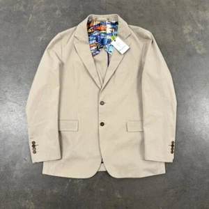 Robert Graham Blazer Gasper gewebt khaki Blazer neu mit Etikett $ 498 Einzelhandel - Bild 1 von 8