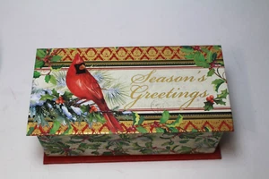 Caja de música de recuerdo Pooch & Sweetheart SEASON'S GREETINGS de 4 oz jabón de arándanos NUEVO - Imagen 1 de 6