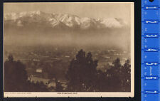 View of Santiago, Capital City of Chile - 1916 Mentor Gravure