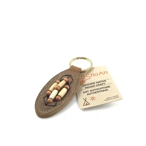 Ref 501 Keychain AMERINDIAN HURON 5 Nations Canada - Picture 1 of 2