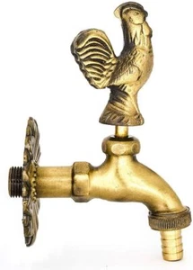 Grifo Jardín 1/2" Decorativo Gallo Con Racor Manguera - Imagen 1 de 1