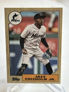 2022 Topps Archives - 1987 Topps Design Jazz Chisholm #222 - Picture 1 of 2