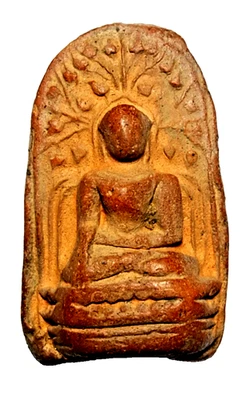 Phra Kong Lum Poon Antiguo Buda Tailandés Amuleto Protección Foto 1 de 4