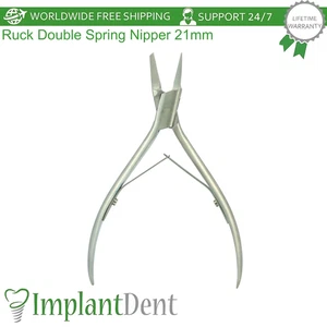 Ruck Double Spring Nipper 21mm Precision Tool for Nail Fold & Corner Care - Picture 1 of 4