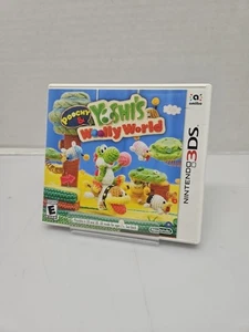 ✨Poochy and Yoshi's Woolly World Nintendo 3DS Game with Case, US Version✨ - Picture 1 of 4