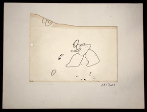 Original Zacron Modern Art Drawing (Led Zeppelin Cover Artist) Richard Drew #1 - Picture 1 of 4