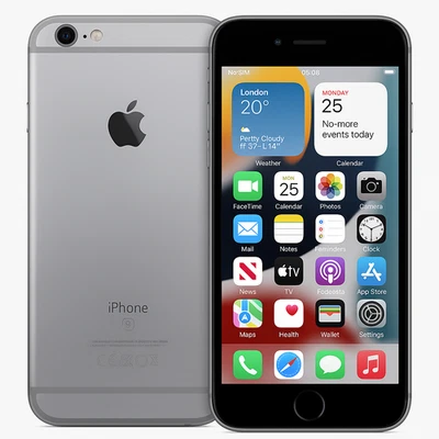 Apple iPhone 6s Space Grey Unlocked 16GB 1GB RAM 4.7" IOS Touchscreen Smartphone - Image 1 of 4