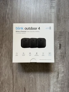3 PACK BLINK OUTDOOR 4th Gen WiFi Security Cameras + Sync Module BRAND NEW - Picture 1 of 4