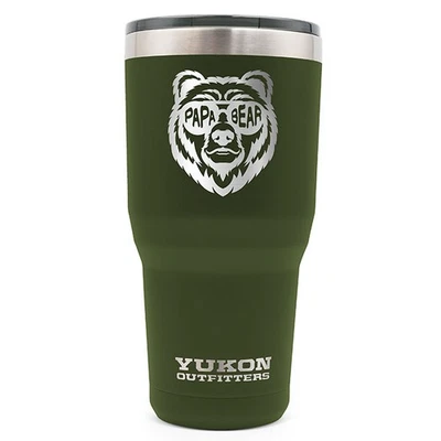 Yukon Outfitters 30oz Tumbler (Papa Bear Shades - Olive Drab) (Mgyt30dgpb)
