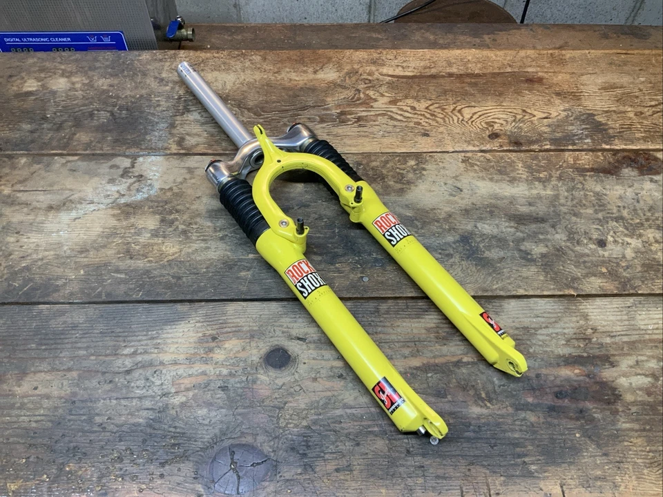 Rock Shox Judy SL 罕见 1 英寸无螺纹 185 毫米合金转向器全新弹性体已维修 — 第 1/4 张图片