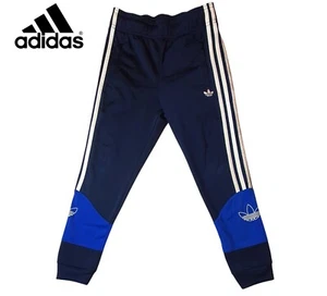 Adidas Boys Tracksuit Trousers Joggers 9-10 Years Blue Sport Pants W26 L24 - Picture 1 of 8