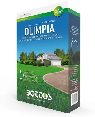 Bottos - OLIMPIA - Semi per Prato, per tutti gli usi, rapido inerbimento - 1kg