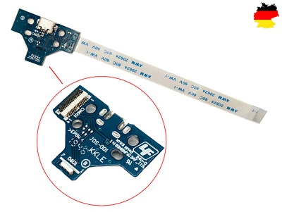 ★PS4 Controller Ladebuchse USB Platine Board JDS-001 JDM-001 + Flexkabel 14 PIN