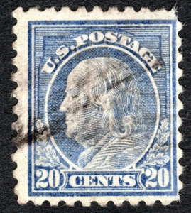 US 1916 20¢ Franklin Stamp #476 used - Picture 1 of 2