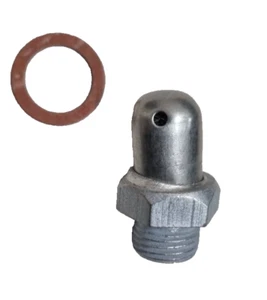 ukscooters LAMBRETTA IL BREATHER NUT WITH GASKET SIL GP LI TV SX S2 S3 - Picture 1 of 3