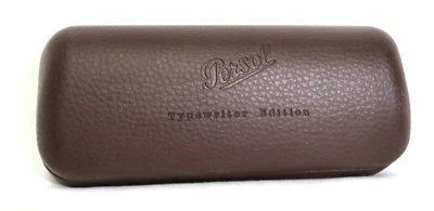 Persol NUEVO Estuche Rígido para Gafas Edición Máquina de Escribir, Marrón Foto 1 de 4