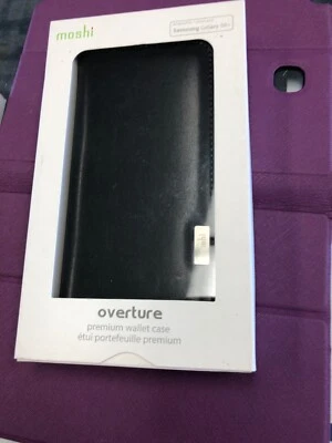 Moshi Overture Wallet Case Black for (Samsung Galaxy S8+ Plus) Authentic 4191I - Image 1 of 4