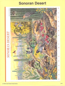 #9911 33c Sonora Desert Stamps #3293 - Souvenir Page - Bild 1 von 1