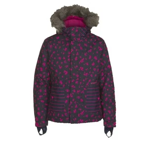 O'Neill Radiant Insulated Snowboard Jacket Girls Youth 10 / 152 Blue AOP Pink - Picture 1 of 1