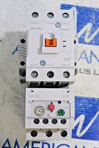 NEW 50 HP Motor Starter 65A 34-50A 24 VAC Coil MC-65A MT-63/3K LUG LS Electric - Picture 1 of 12