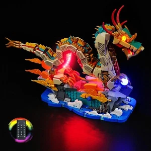LED Lichtset für Lego 80112 Glückspizieller Drache Neujahrsbeleuchtung, Fernbedienung GC623 - Bild 1 von 6