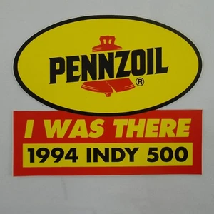 1994 Indianapolis 500 Pennzoil Event Sponsors I was There! Collector Decal Indy - Picture 1 of 5