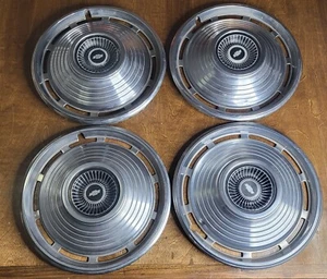 1966 Chevrolet Chevelle Rim Wheel Cover Hub Cap 14" OEM USED SET of 4 - Picture 1 of 12