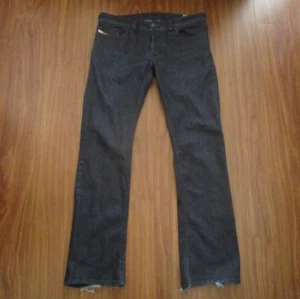 Diesel Trouleg Jeans Mens Size 34x32 Blue Denim Bootcut Button Fly Stretch 36x33 - Picture 1 of 21