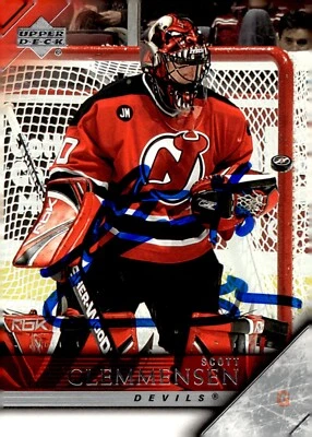 Scott Clemmensen - Signed 2005-06 Upper Deck Series 2 Card #366 - New Jersey - Image 1 of 2