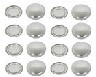 200 Buttons 15mm Self Cover Flat Back OLD CONCAVE Back Style for Gluing