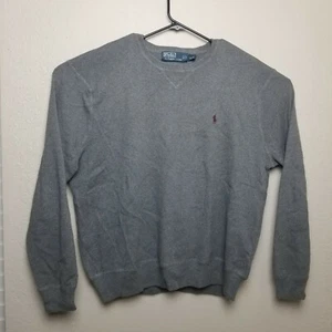 Polo Ralph Lauren Herren XL grau Pullover Rundhals Baumwolle Sweater - Bild 1 von 6