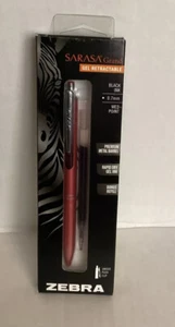 Zebrastift Sarasa Grand einziehbarer Gel Tinte Stift mittlere Spitze 0,7 mm schwarze Tinte rot - Bild 1 von 5