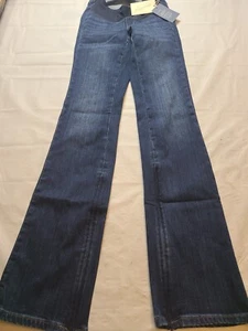 Women's Adaptive Bootcut Jeans Universal Thread Dark Denim Wash Size 00 - Picture 1 of 8