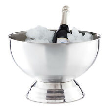 Seau à Champagne Seau à glace en inox bouteille de vin glaçons grand pot