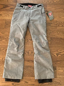 Rossignol Women's Ski Gray Heather Snow Pants Primaloft Tech  SMALL  Brand New - Picture 1 of 13