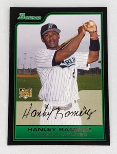 Bowman Baseball Hanley Ramírez 2006 radiocontrol #204 Florida Marlins MLB Medias Rojas - Imagen 1 de 3