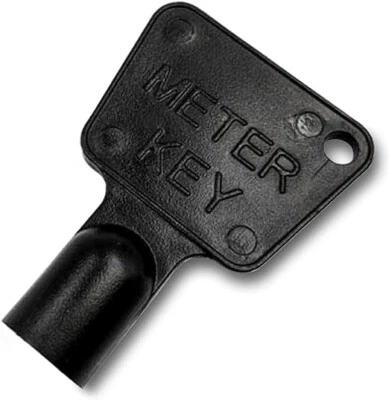 Service Utility Meter Key Gas Electric Box Cupboard Cabinet Triangle Reading DIY - Image 1 of 4