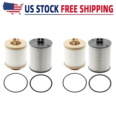 2x Repalce Motorcraft FD-4617 Fuel Filter Ford F-250 F-350 F-450 Super Duty 6.4L Foto 1 de 4