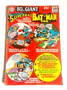 SUPERMAN and BATMAN 80 Page Giant Magazine No15 Oct 1965 Good/VG 3.0 - Picture 1 of 11