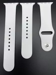 Genuine Apple Watch Sport Band - 38/40mm - White - OEM - S/M and M/L - Picture 1 of 3