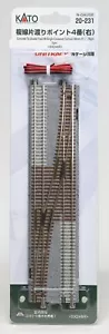 Kato 20-231 Double Track One Cross Turnout No. 4 Right N Scale - Picture 1 of 1