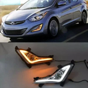 Nuevo para Hyundai Elantra 2014-16 DRL luz de conducción diurna con señal de giro - Imagen 1 de 10