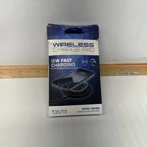 Tzumi Wireless Charging Pad 15W NEW OPEN BOX. B48 - Picture 1 of 1