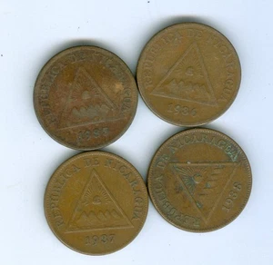 NICARAGUA 1935, 1936, 1937 UND 1938 UN CENTAVO -- ZIRKULIERT - Bild 1 von 2
